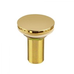 Válvula de Escoamento 7/8” Dourada para Lavatório Click Up Tampa Grande Go5222 Ducon Metais - 2
