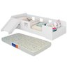 Cama Infantil Criança Montessoriana Manu Com Escorregador e Colchão - 2