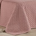 Ver imagem 4 de Kit Cobre Leito Colcha Vênus Casal Dupla Face Micropercal 200 Fios Liso 3 Peças - Rosê Casa Scarpa