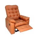 Ver imagem 3 de Poltrona do Papai Reclinável Bugatti Sintético Corano Terracota Matrix Cor:sintetico Terracota