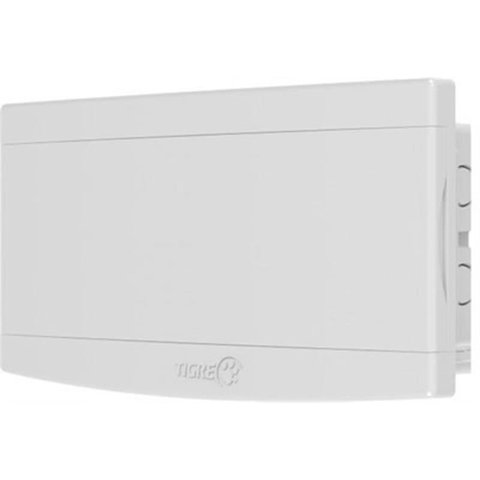 Quadro Distribuição 12 Disjuntores Slim Tampa Branca Tigre