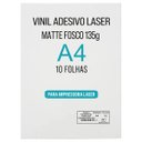 Ver imagem 3 de Vinil Adesivo Laser Branco Matte Fosco A4 135g À Prova D'água Filme Adesivo para Impressora Laser 10