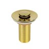 Válvula de Escoamento 7/8” Dourada para Lavatório Click Up Tampa Pequena Gold Go5221 Ducon Metais - 1