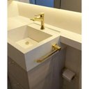 Ver imagem 2 de Válvula de Escoamento 7/8” Dourada para Lavatório Click Up Tampa Pequena Gold Go5221 Ducon Metais