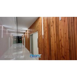 Painel Ripado de Madeira Maciça com Encaixe Macho e Fêmea Réguas 90x3,5 Cm Neonx M²:eucalipto - 7
