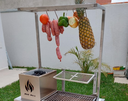 Ver imagem 3 de Churrasqueira Hotbox Parrilla para Alvenaria - 1 Firebox + 1 Grelha Uruguaia + Kit Tendal