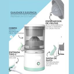 Espremedor Elétrico Laranja Limão Frutas Fazer Sucos - 10