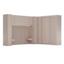Ver imagem 2 de Guarda Roupa Planejado 11 Portas 2 Mesas de Cabeceira Samambaia CabeCasa MadeiraOriginals Offwhite