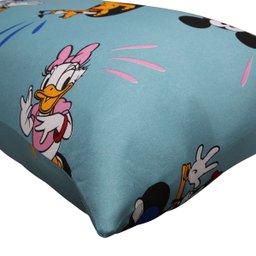 Fronha Portallar Malha Estampada Disney Mickey Feliz 48cmx68cm Verde - 3