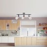 Spot Trilho Triplo Moderno Luz Direcionada Quarto Sala Cozinha 3 Lâmpadas E27 Bivolt:branco/110v/220 - 6