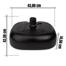 Base para Guarda-sol Mor Preto - 7