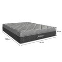 Ver imagem 3 de Colchão Casal UMAFLEX de Molas Ensacadas Arezzo Umaflex 188cm X 138cm