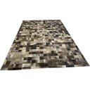 Ver imagem 1 de Tapete de couro cinza natural escuro 2,00x3,00 c/b pç10x10