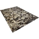 Ver imagem 2 de Tapete de couro cinza natural escuro 2,00x3,00 c/b pç10x10