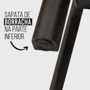 Ver imagem 5 de Kit 8 Cadeiras de Jantar Alice Madeira Preta Courino Bege