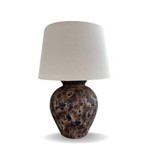 Abajur Luminária Bola P Rústico Savannah Decorativo Decoração Interiores
