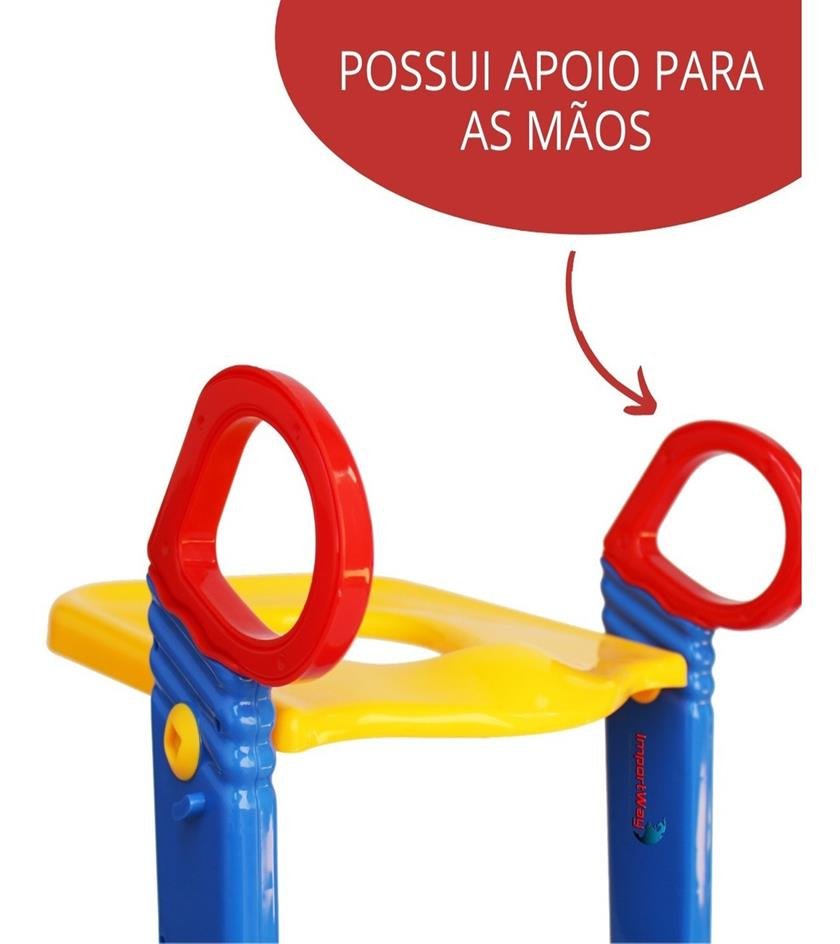 Assento Redutor Troninho Infantil Escada Sanitário Importway - 5