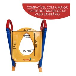 Assento Redutor Troninho Infantil Escada Sanitário Importway - 3