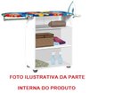 Ver imagem 4 de Tabua de passar roupa MD 02 portas Branca Preta + cabideiro PASSE BEM