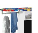 Ver imagem 3 de Tabua de passar roupa MD 02 portas Branca Preta + cabideiro PASSE BEM