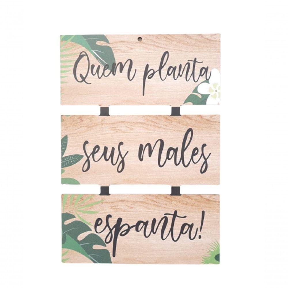 Placa Mdf Quem Planta - 2