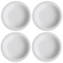 Ver imagem 1 de Jogo 4 Pratos Fundos de Porcelana 21,5cm Classe Única Iguaçu Germer Branco