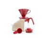 Conjunto Kit Hario V60 Vermelho Craft Coffee Maker - 1