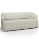 Ver imagem 6 de Sofá 3 Lugares Orgânico Sala de Estar Living 170cm Carmen F04 Couríssimo Off White - Lyam Decor