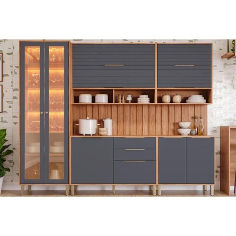 Cozinha Completa 7 Peças Esplêndida CZ586 Titanium MGM