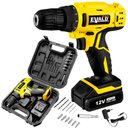 Ver imagem 1 de Parafusadeira e Furadeira à Bateria 12V Bivolt PFE-12EV com Maleta e Kit EVALD