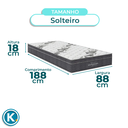 Ver imagem 4 de Colchão Solteiro Airtech 100 D33 Euro Pillow Ortobom 88x188x18