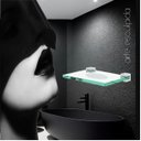 Ver imagem 2 de Saboneteira para Banheiro Troia Suporte Fenda Prata 1040tr