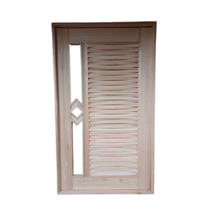 Porta Pivotante Ripada Losango Eucalipto 2,13x1,27 Frainer Pivotante Ripada Visor Losango
