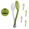 Pegador de Salada Kit 4 Unidades Garfo Colher Alimento Resistente Utensilio de Cozinha - 1
