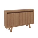 Ver imagem 1 de Balcão Armário para Escritório 3 Portas Me4120 Amendoa - Tecnomobili