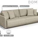 Ver imagem 6 de Sofá Retrátil e Reclinável 220cm Linho Domus