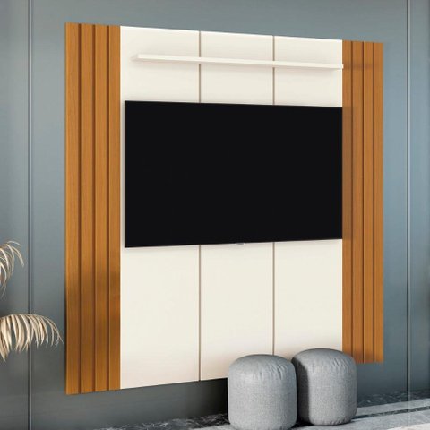 Painel para Tv até 75 Polegadas Ripado Cairo 200cm
