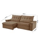 Ver imagem 6 de Sofá Lua Veludo 02 Módulos 90 Cm B25cm Meu Sofá Online