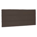 Ver imagem 1 de Cabeceira Painel Estofada Cama Box Casal King La Italian 195cm Suede Café - Desk Design