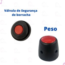 Borracha Panela de Pressão Peso e Válvula Tramontina Vancouver 6l - 4