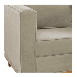 Poltrona Decorativa Europa Corano Bege AM Decor - 7