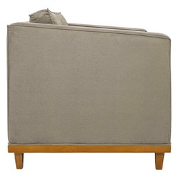 Poltrona Decorativa Europa Corano Bege AM Decor - 4
