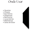 Ver imagem 5 de 4 Suportes de Prateleira Estilo Mão Francesa Formato Trapézio Moderno Sala Quarto Cozinha