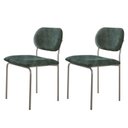 Ver imagem 1 de Conjunto com 2 Cadeiras Metal Marchezine Moderna Mobilia