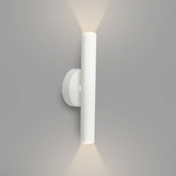 Kit 2 Arandela Foco Duplo Slim Palito - Branco + Led Gu10 - 6