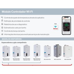 Módulo Controlador Wifi Rinnai para Aquecedor de Água a Gás Rou0040 - 4