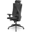 Ver imagem 2 de Cadeira Escritório Presidente Giratória Darix X+ Slider Braços Reguláveis Assento Estofado em Poliés