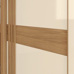 Guarda Roupa Casal 2 Portas de Correr com Espelho Henn Flex - 5