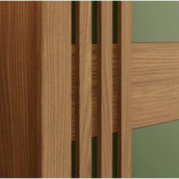 Guarda Roupa Casal 2 Portas de Correr com Espelho Henn Flex - 6