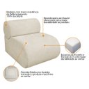 Ver imagem 4 de Kit 2 Poltronas Decorativas Orgânica Virgínia Bouclé - Doce Sonho Móveis